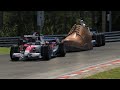 Salvatore Ganacci Shoe Car &#39;69 vs F1 Racing Cars 2008 at Nordschleife