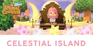 my celestial floating island in Animal Crossing | @imAnnaMolly