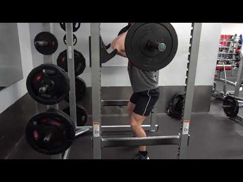 Barbell Front Squat with Straps