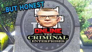 The Criminal Enterprises | GTA Online Honest DLC Commercials