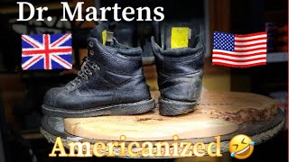 Dr  Martens  Boots restored to American Standards. 🤣🤣 #308