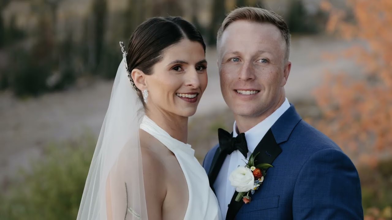 Beautiful Fall Day at Snowbasin Resort In Utah - Alice & Devin Wedding Film