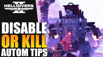 Disable or Kill Hulks/Tanks & Automaton Tips - Helldivers 2