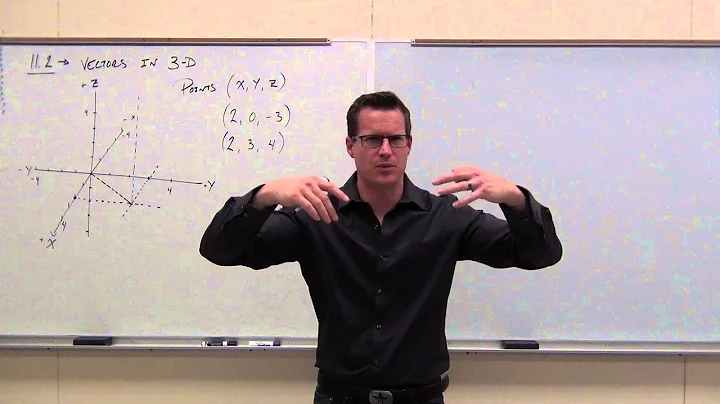 Calculus 3 Lecture 11.2:  Vectors in 3-D Coordinate System - DayDayNews