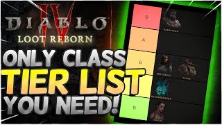 Diablo 4 Season 4 CLASS TIER LIST!!!