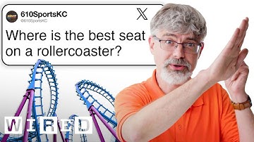Roller Coaster Engineer Answers Roller Coaster Questions From Twitter | Tech Support | WIRED