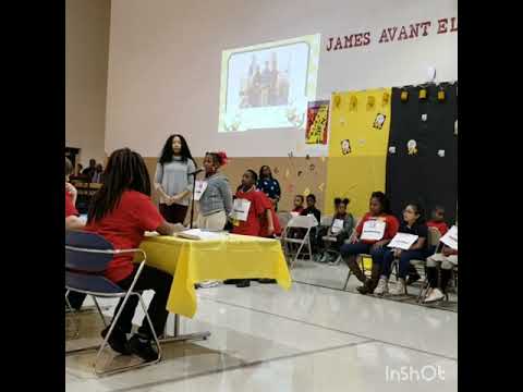 James Avant Elementary School 7th Annual Spelling Bee