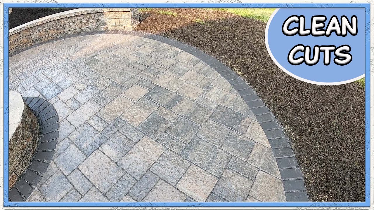 How To Cut Pavers For A Circular Patio (Diy) - Youtube