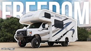 Class C RV That Goes OFF GRID! WeldTec Designs Suspension Kits Give You The FREEDOM to Explore!
