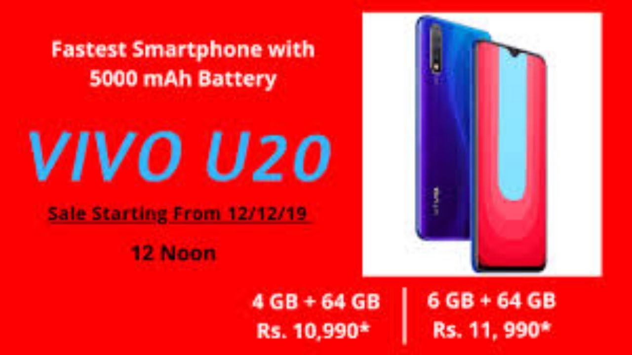 vivo u20 official trailer || vivo u20 unboxing 2020 