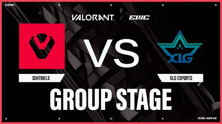 Sentinels vs XLG Esports | VALORANT at EWC 25 - Day 2 - Group Stage