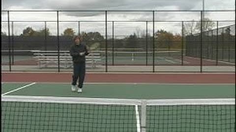 Tennis Lessons for Beginning Players : The Hitting Position in Tennis