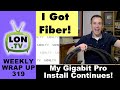 Comcast Gigabit Pro Fiber Install Part 2 - Fiber pull and splicing!