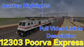 12303 Poorva Express Highlights | Tundla to Aligarh | Full Speed Open Rails Gameplay 🚆 #railway 