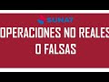 #TRIBUTARIA | OPERACIONES NO REALES O FALSAS