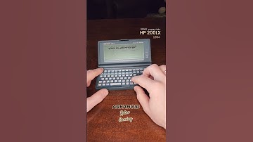 Playing Akranoid on HP 200LX #shorts #retrogaming #nostalgia #retro