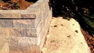 4 Day Keystone Compac 3's Straight Retaining Wall Construction New Oxford, Pa - Ryan's Landscaping