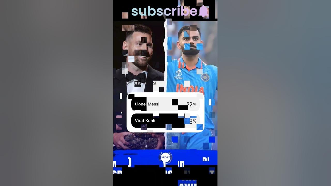 Virat Kohli won 'Pubity Athlete Of The Year' award by defeating Messi