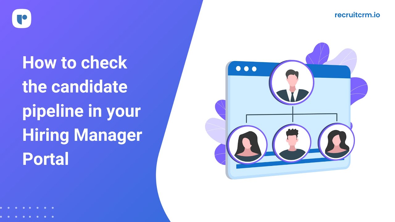 Проверьте поток кандидатов в своем портале менеджера по найму.