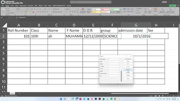 HOW TO CREATE FORM IN EXCEL 2021 OR 2024 WITH SHORCUTS