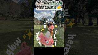 'How to Add Text Doodles to Portraits| Picsart Tutorial'#shorts #picsart #doodle #doodleart #viral