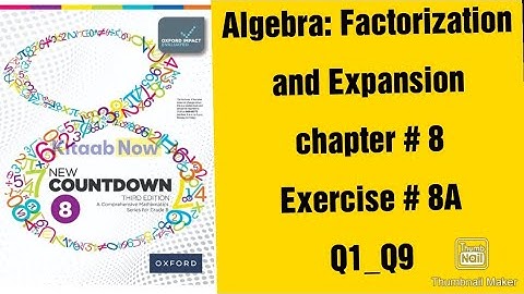 oxford | new countdown book 8 third edition | chapter 8 | Exercise  8A | Q1_Q9  solved