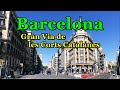 [[SPAIN-BARCELONA]] Walking Gran Via de les Corts Catalanes (Plaça d'Espanya to Plaça Universitat)