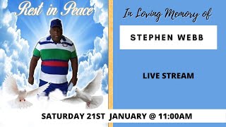Celebrating the life of Stephen Webb