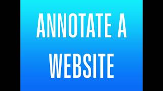 Celebrity Annotate Websites on the iPad Profile