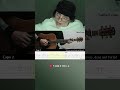 BIRDS OF A FEATHER - Billie Eilish - Fingerstyle Guitar #Shorts
