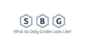 Part 11: What do Daily Grades Look Like? (Standards-Based Grading Workshop)