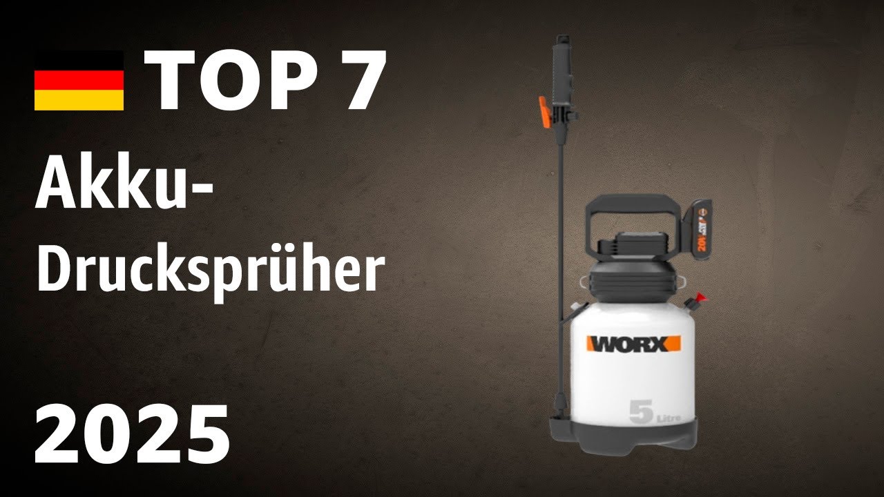 TOP—7. Beste Akku-Drucksprüher. Test & Vergleich 2025