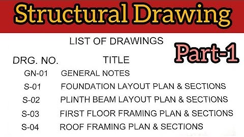 General Notes for Structural Drawing  | Part 1 | Urdu / Hindi | All About Civil Engineer