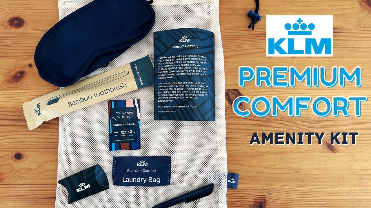 KLM Premium Comfort Amenity Kit | What’s Inside?