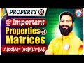 JEE Maths 2026 | Important Properties of Matrices🔥| Adjoint of a Square Matrix | Part 1| Sharad Sir