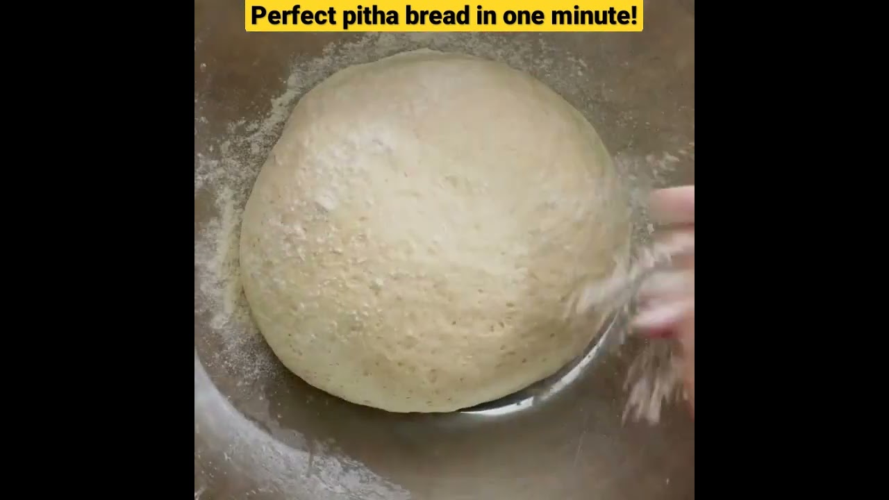 perfect pita bread in 1 minute! 