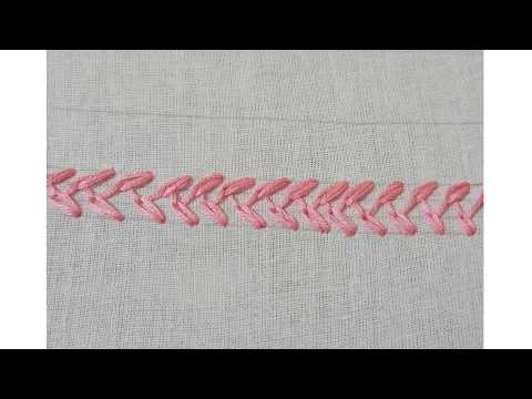 Hand embroidery/Feather chain stitch- Leisha's Galaxy embroidery