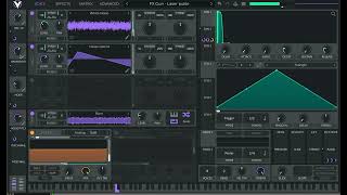 Upcoming Sci-fi guns preset soundbank for Vital