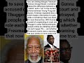 Morgan Freeman’s “Snitch vs Rat” Speech Resurfaces Amid Thugger & Gunna Drama 🐀🔥#shorts