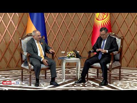 Տեղի է ունեցել Փաշինյանի և Ղրղզստանի նախագահ Սադիր Ժապարովի հանդիպումը
