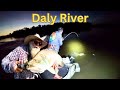 Sleeping in the Boat on the Daly River catching Barramundi