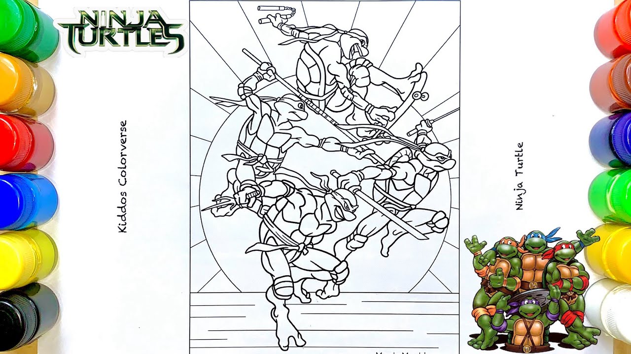 TMNT  Coloring | Ninja Turtles | TMNT 