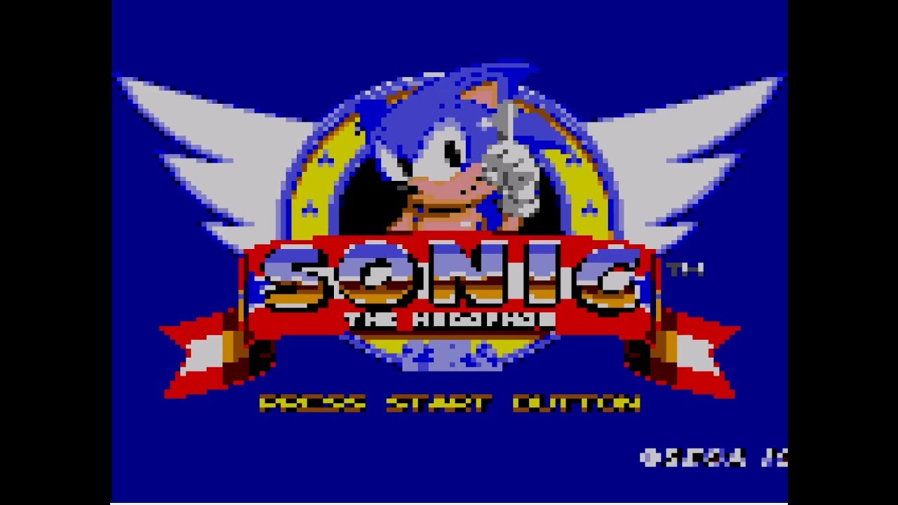 Sonic 1 blast less Green hill zone