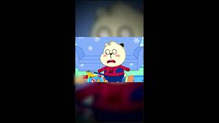 bearee spider man vs garbage monster #shorts #cartoon