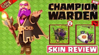 CHAMPION WARDEN SKIN REVIEW l Clash of Clans l Clashflict