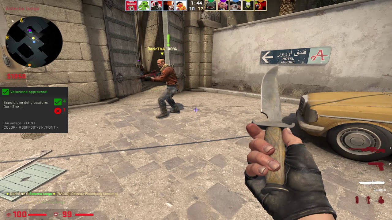 A standard CS:GO silver match