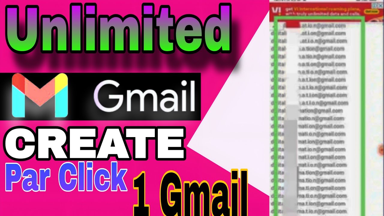 Unlimited🤘Gmail Account Create Without Verification ,OTP & Mobile Number 2026 ||
