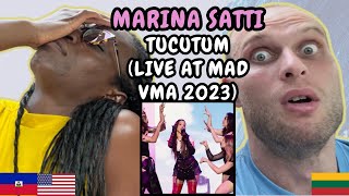 REACTION TO Marina Satti - TUCUTUM (Live at Mad VMA 2023) | FIRST TIME WATCHING