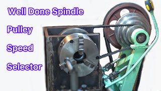 Well Done Spindle Pulley Speed Selector For Homemade Lathe