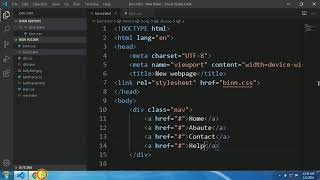 Create a simple webpage using html and css|| part 7